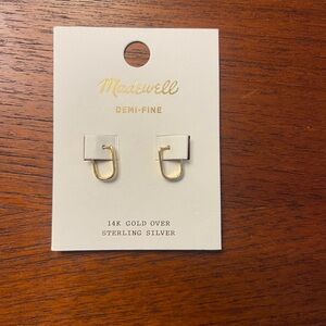 Madewell Gold Hoop Earrings